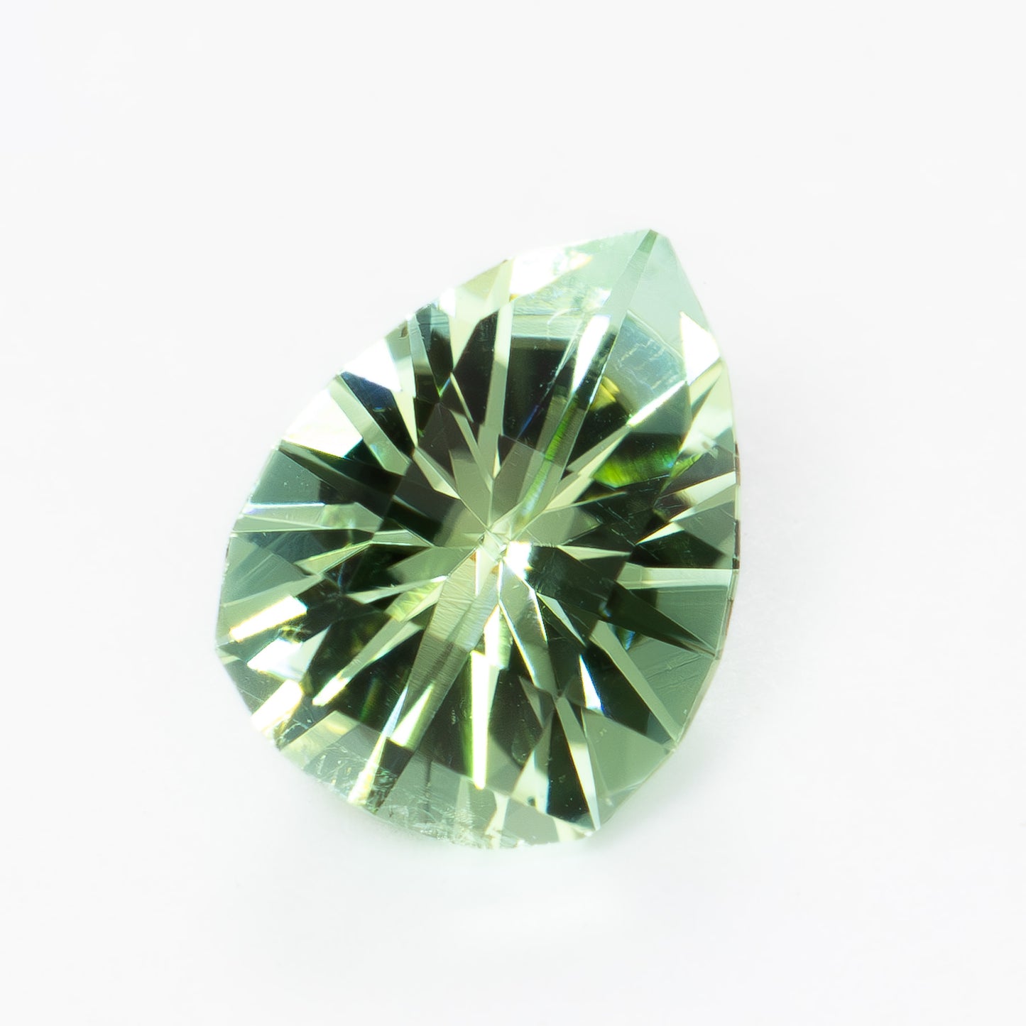 TL0106 1.05ct pear mint green tourmaline