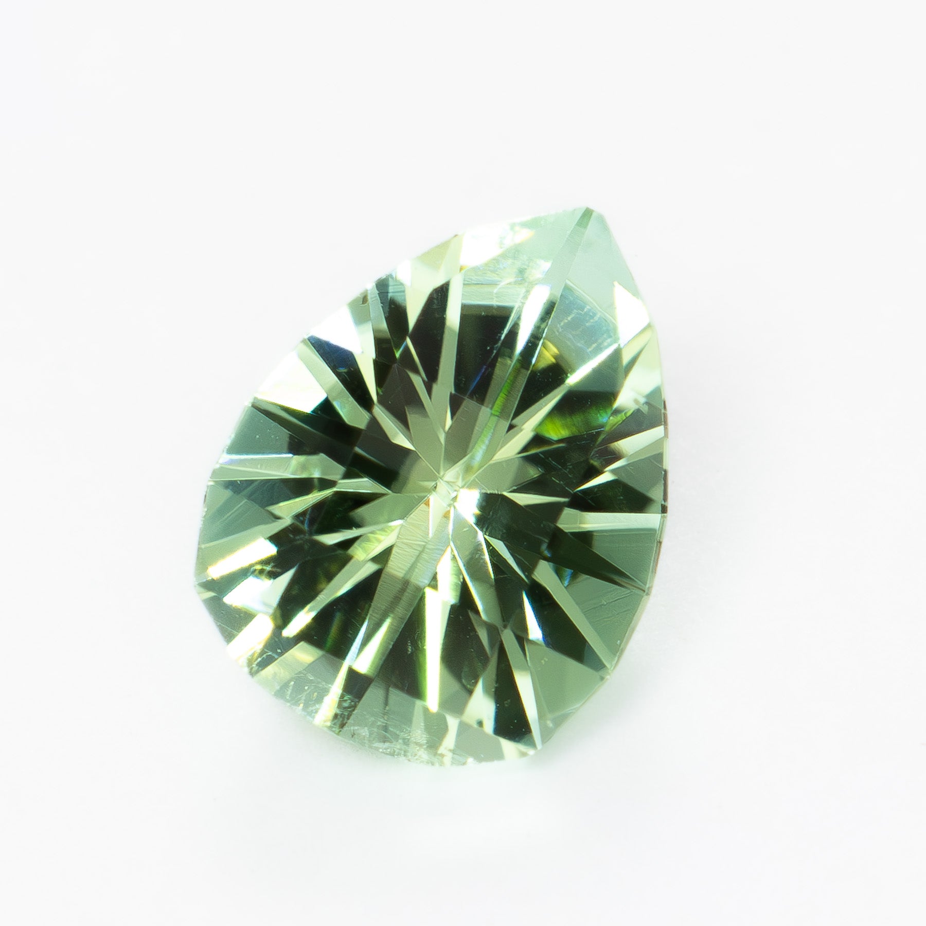 TL0106 1.05ct pear mint green tourmaline