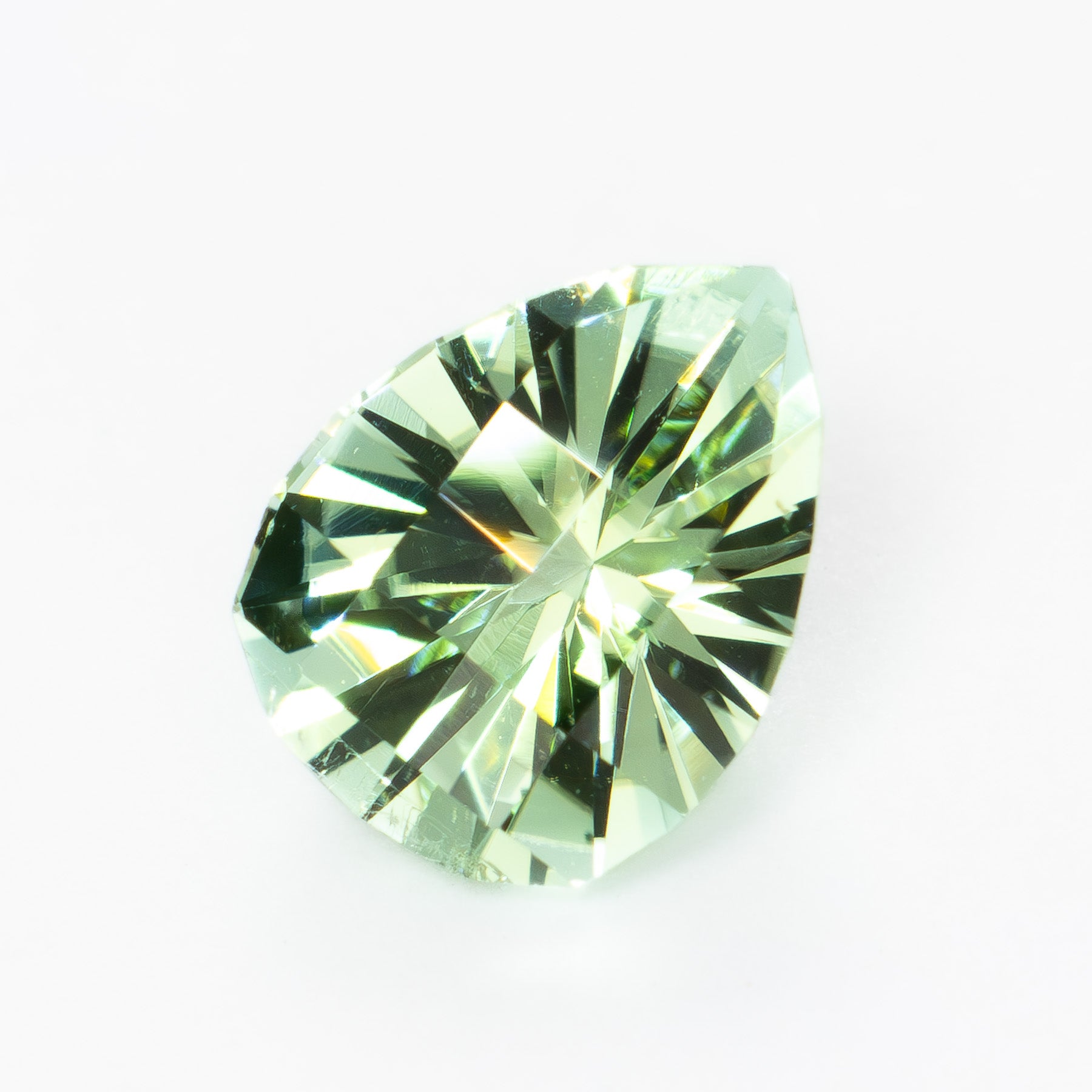 TL0106 1.05ct pear mint green tourmaline