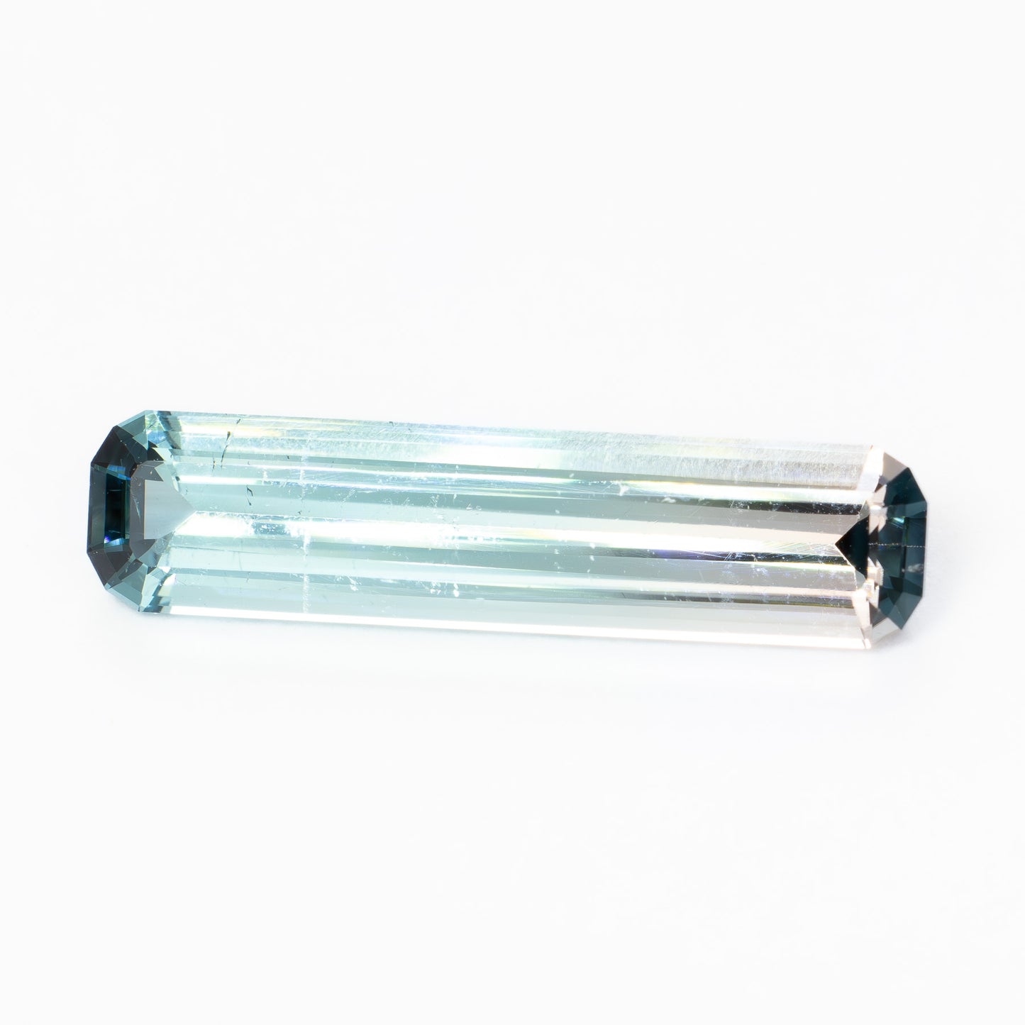 TL0107 3.29ct bi color pink and blue tourmaline bar