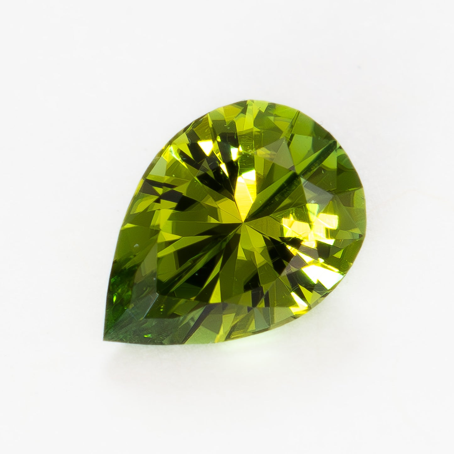 TL0113 0.50ct pear cut green tourmaline