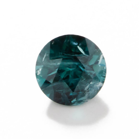 tl0117 teal blue round tourmaline