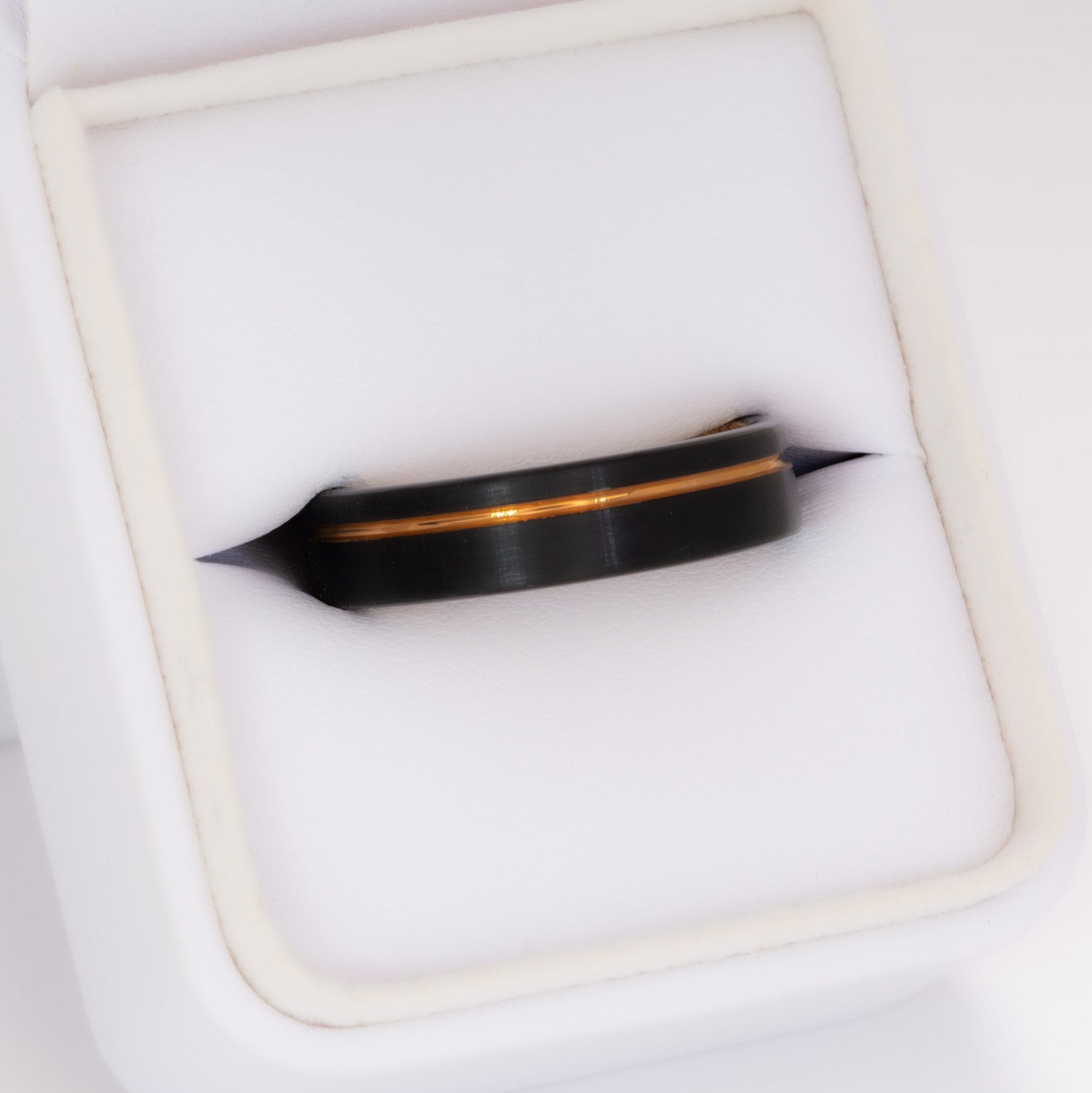 Tungsten and Rose Gold Band