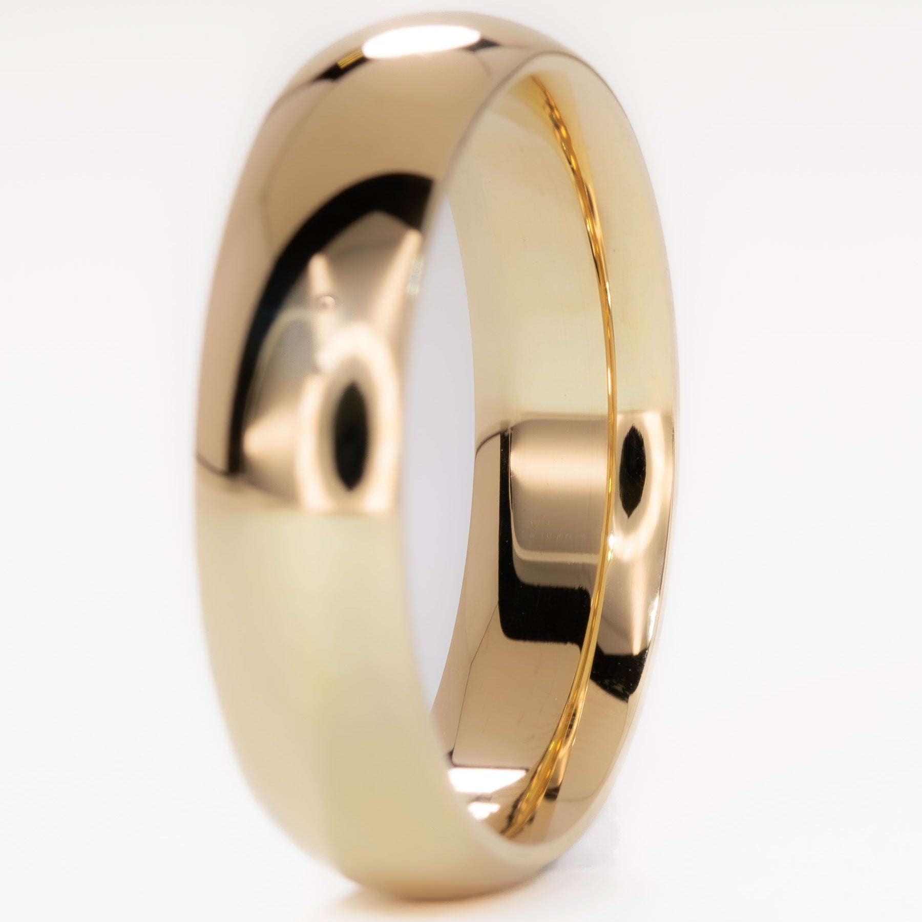 yellow gold band