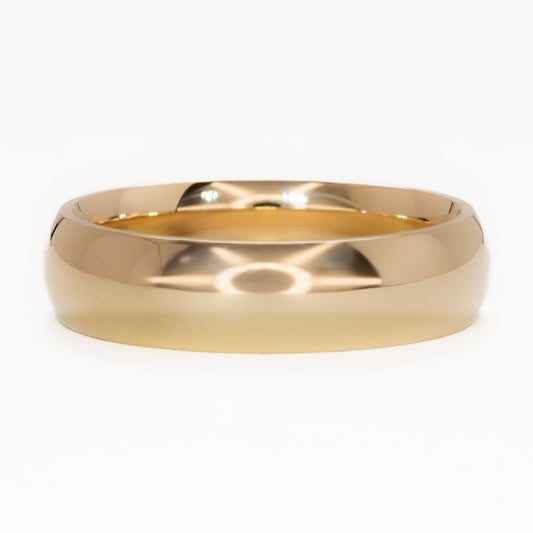 yellow gold band