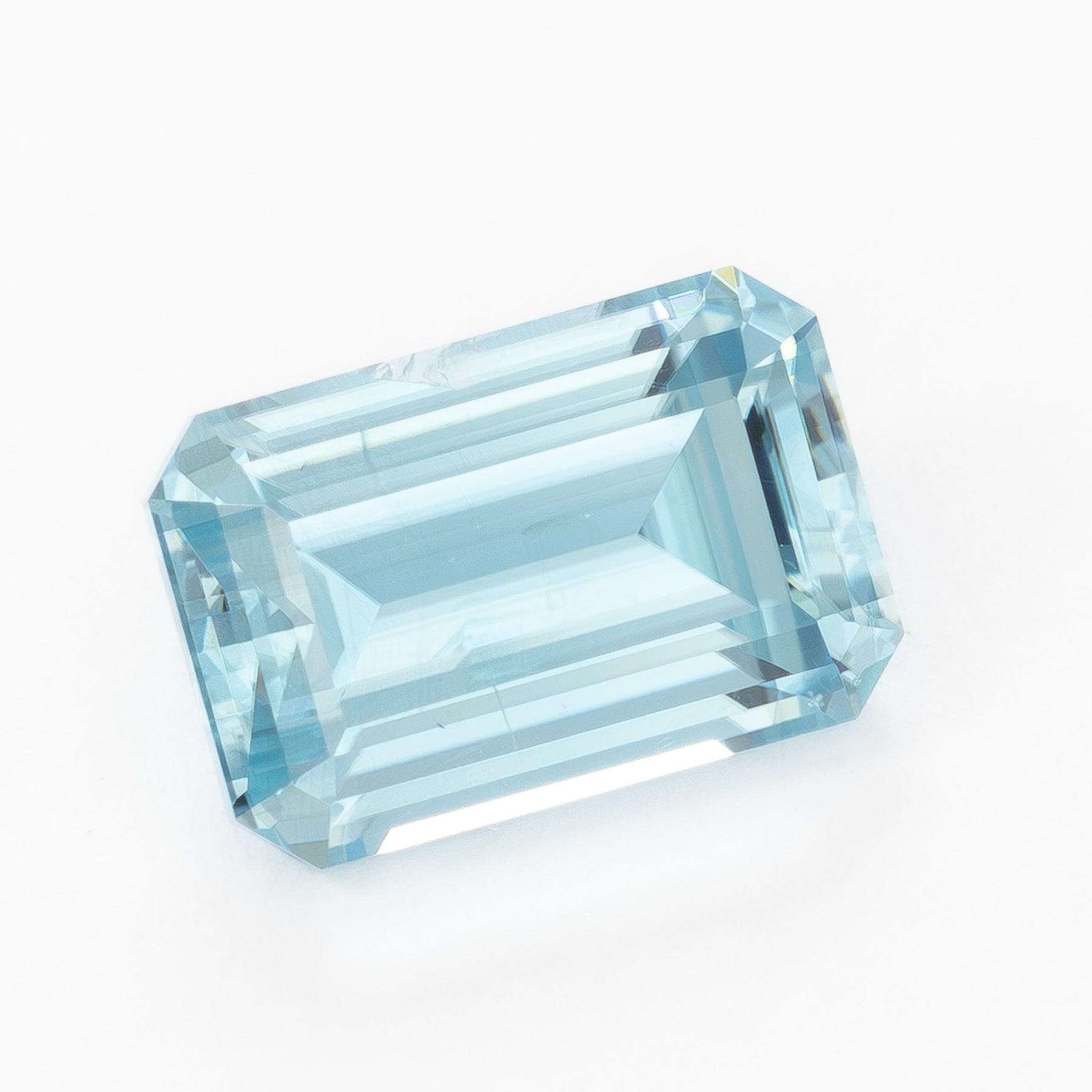 ZR0118 2.40ct step cut blue zircon