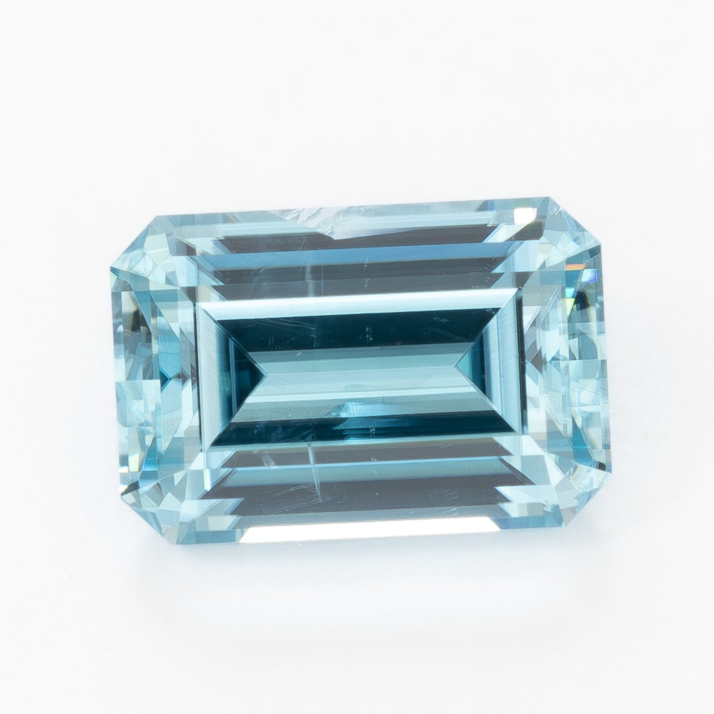 ZR0118 2.40ct step cut blue zircon