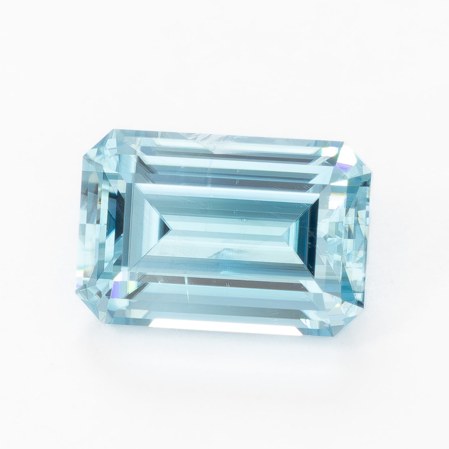 ZR0118 2.40ct step cut blue zircon