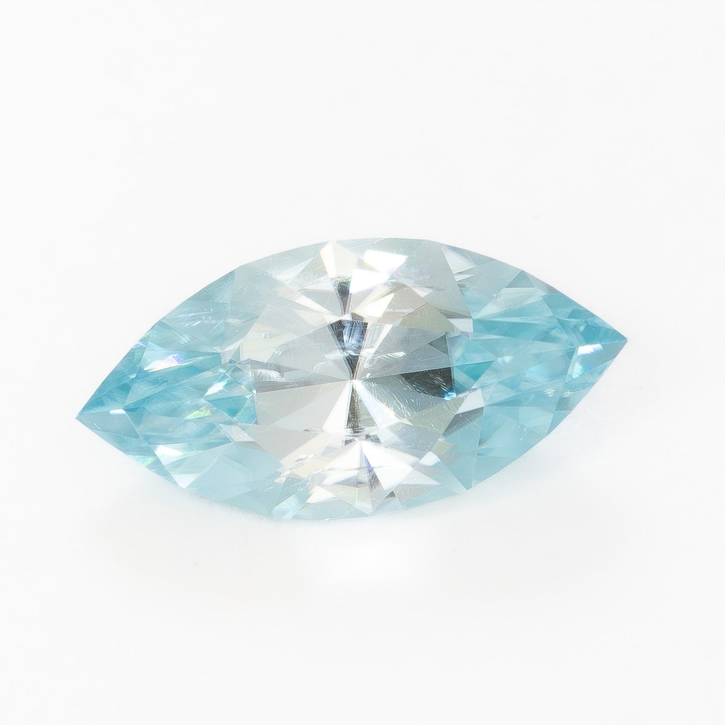 ZR0126 2.06ct marquise cut blue zircon