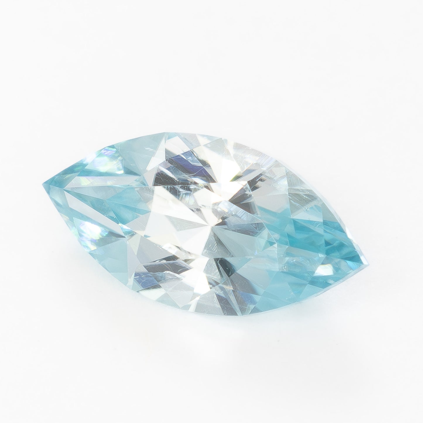 ZR0126 2.06ct marquise cut blue zircon