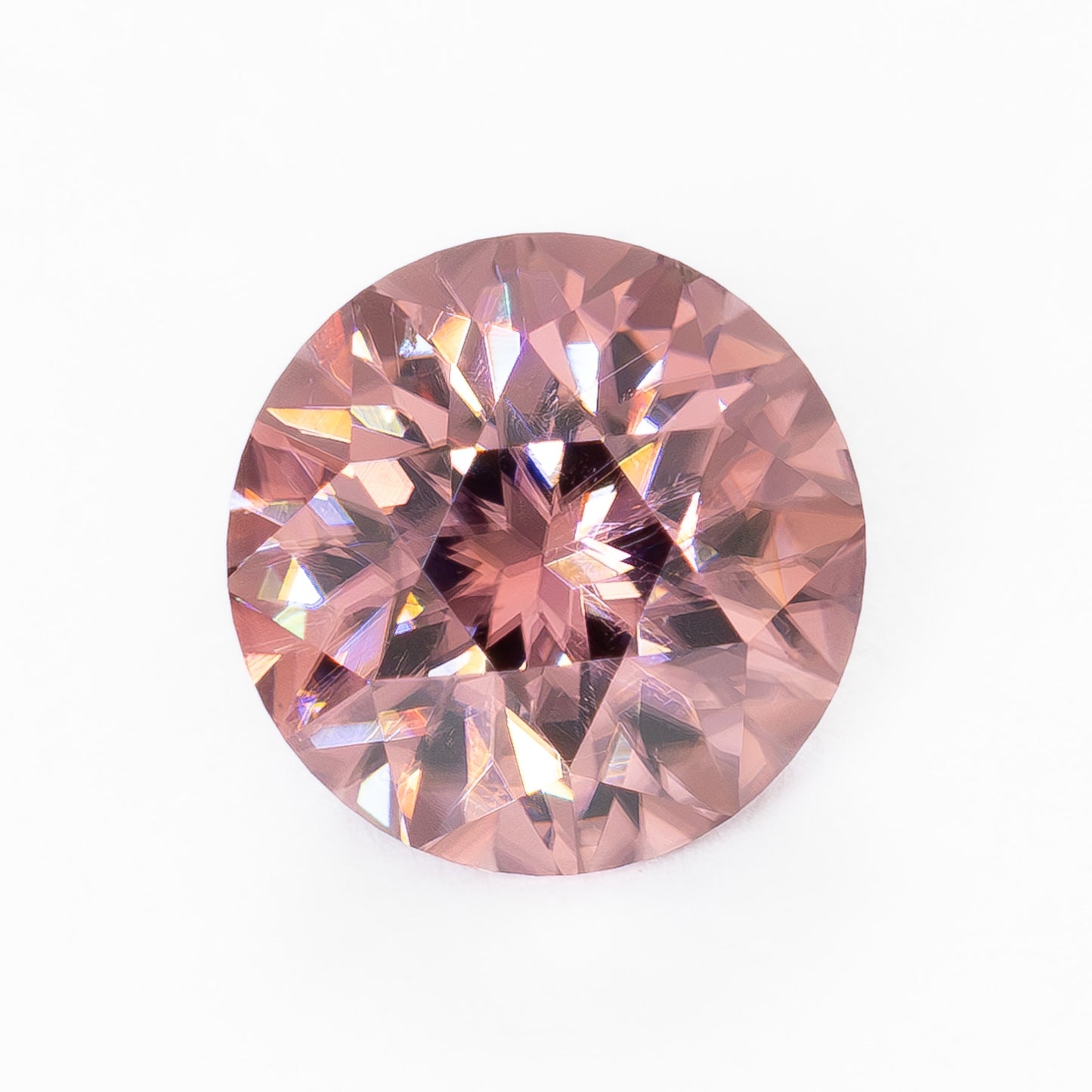 ZR0131 1.79ct pink round cut zircon