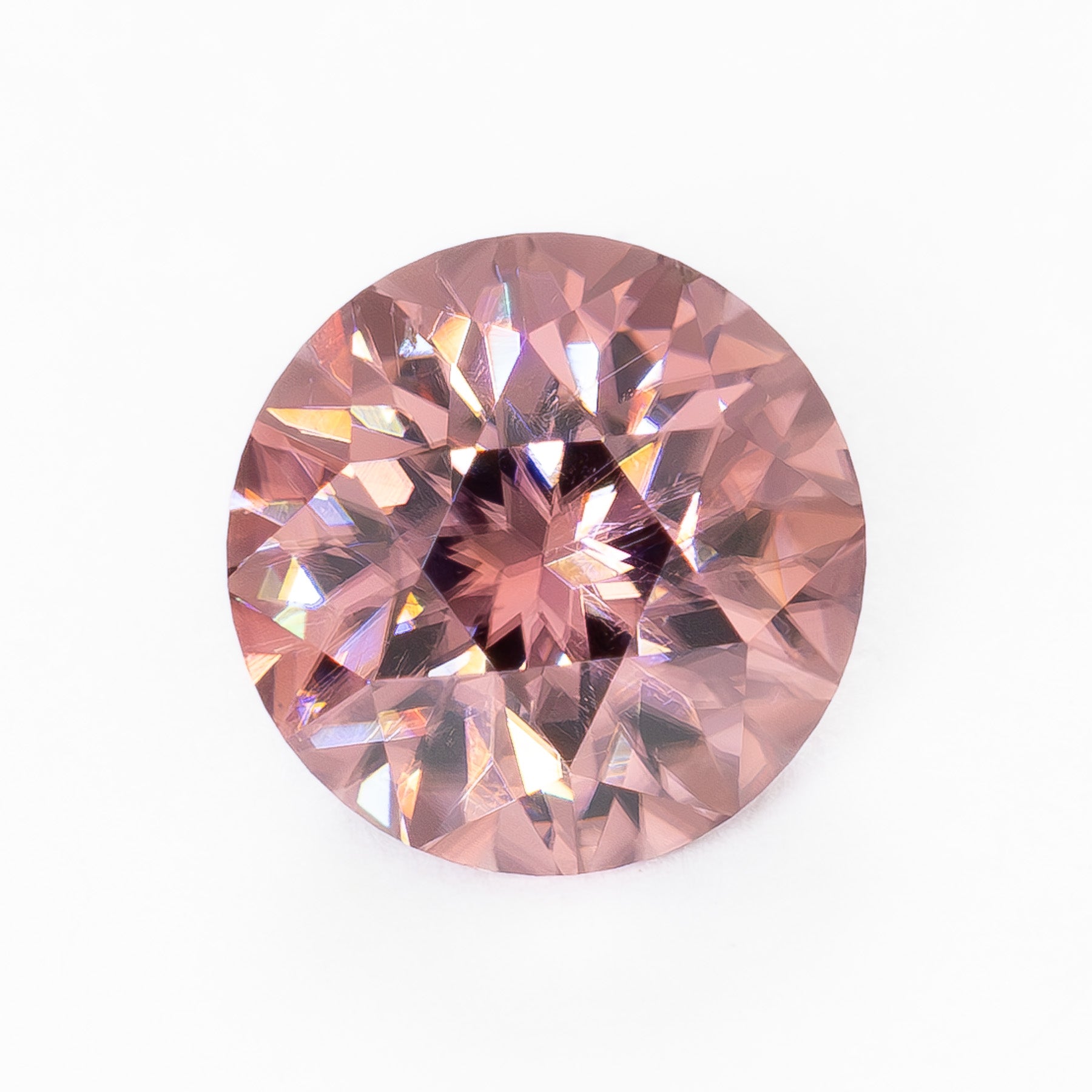 ZR0131 1.79ct pink round cut zircon