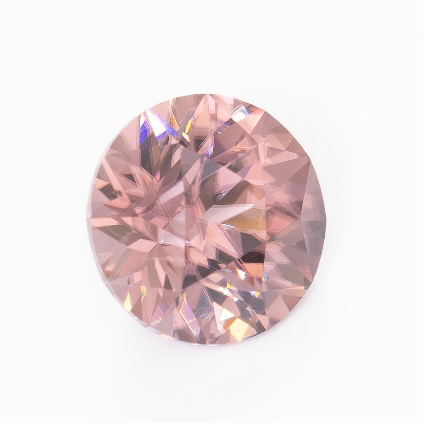 ZR0131 1.79ct pink round cut zircon