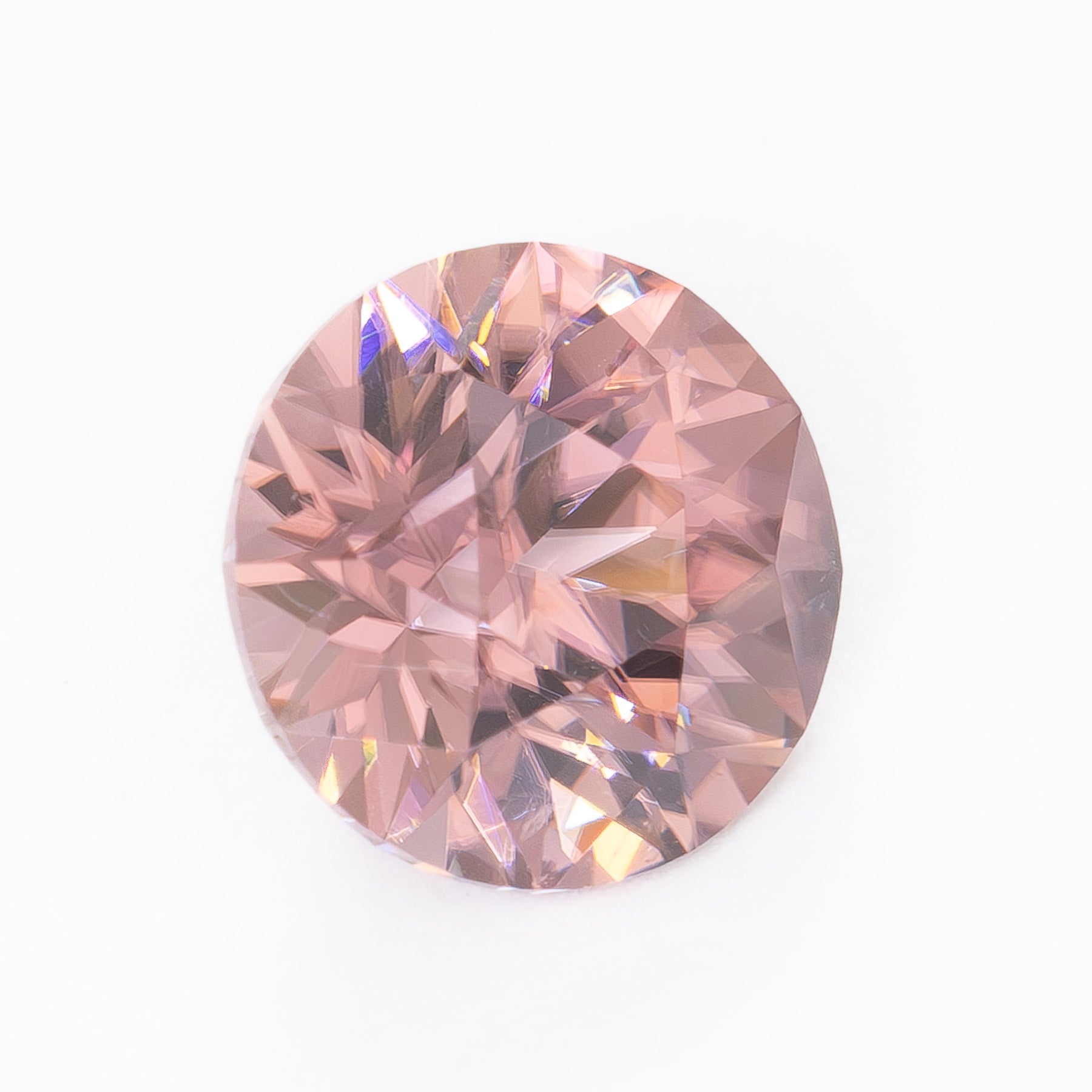 ZR0131 1.79ct pink round cut zircon