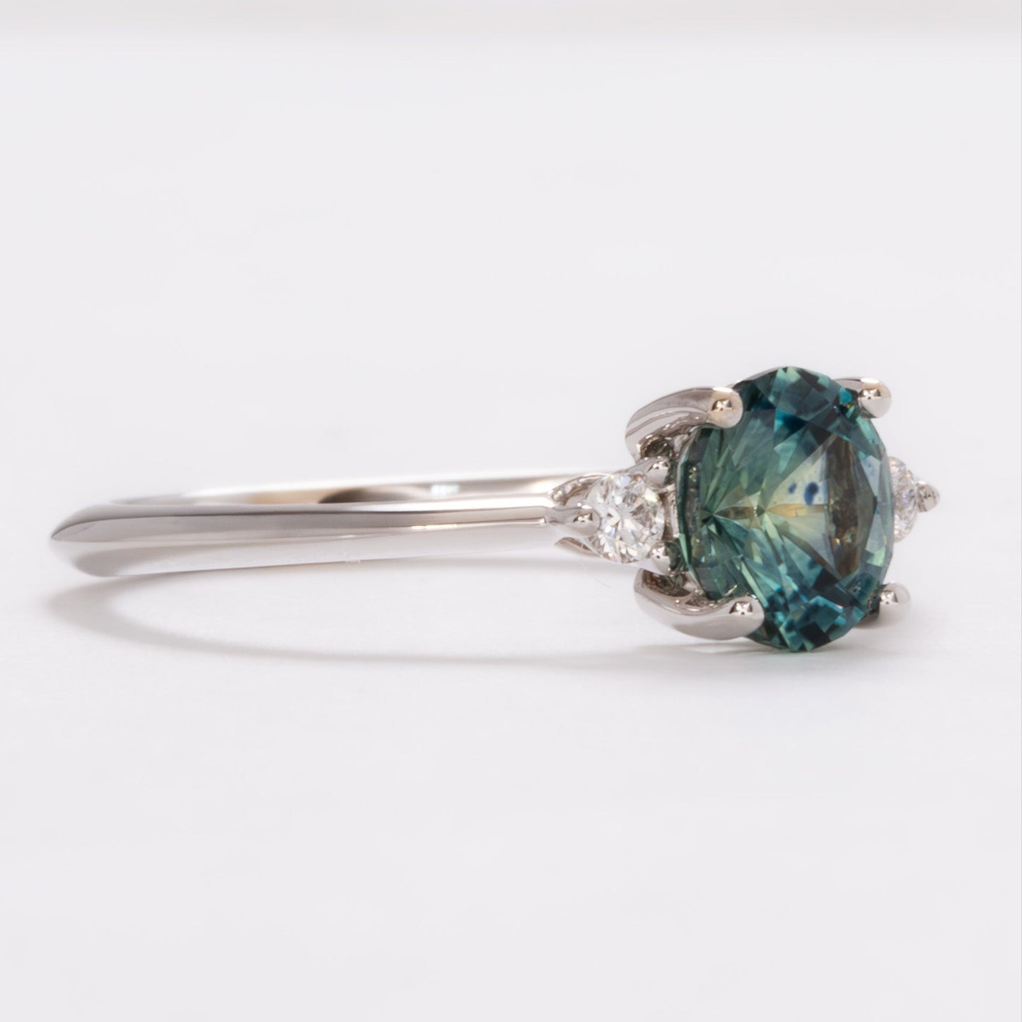 britt ring with 1.15ct oval montana sapphire
