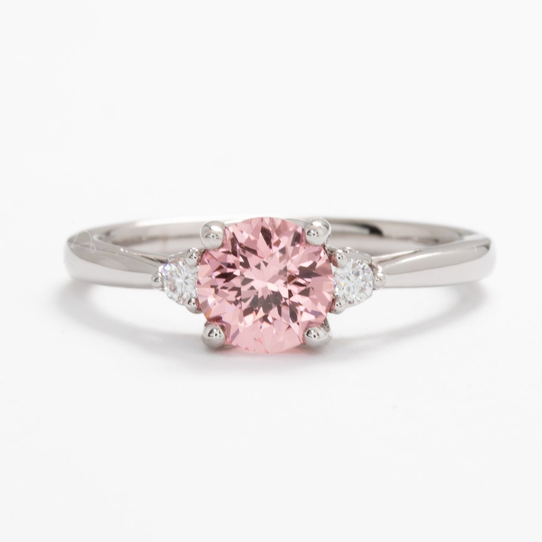 carina three stone engagement ring