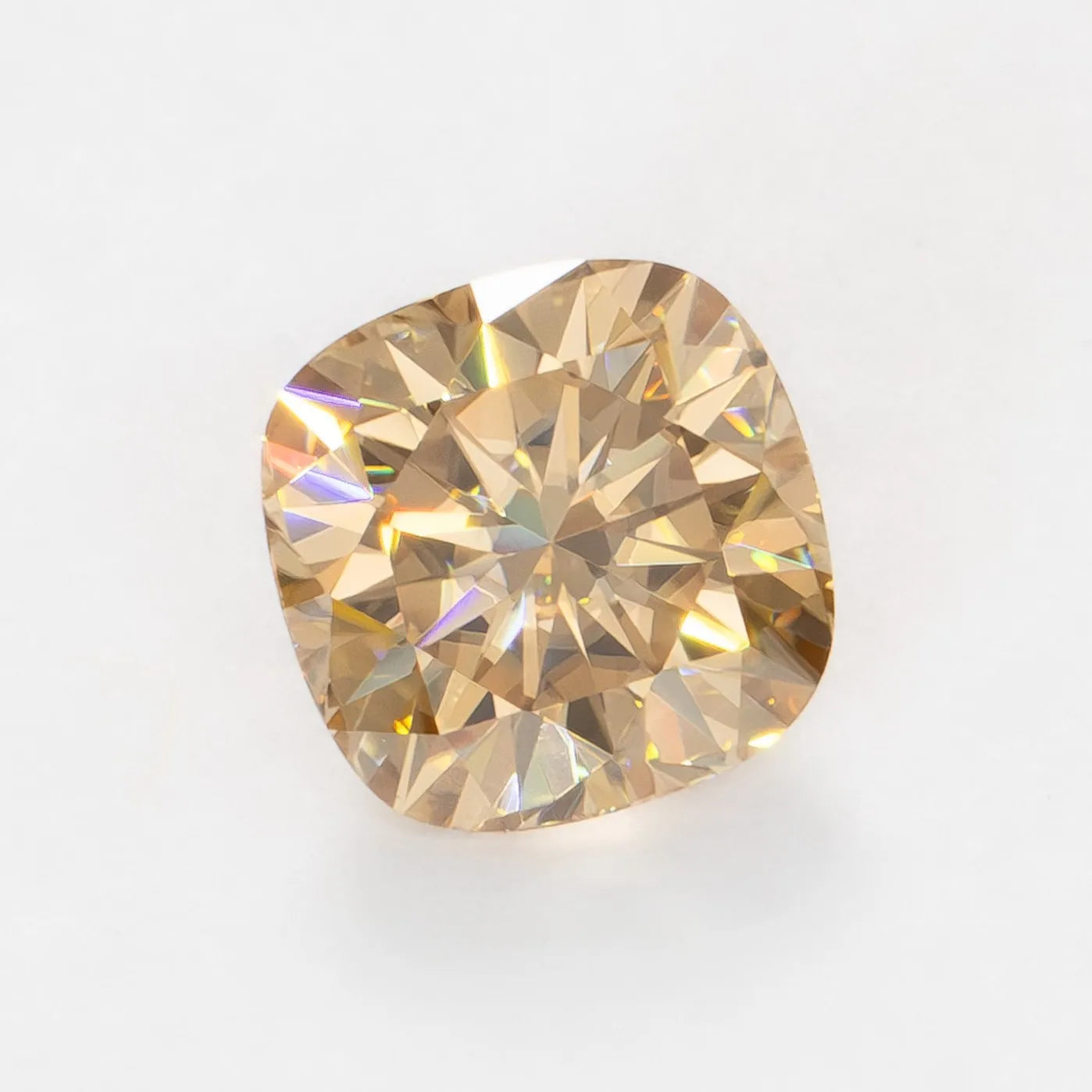 Golden Moissanite