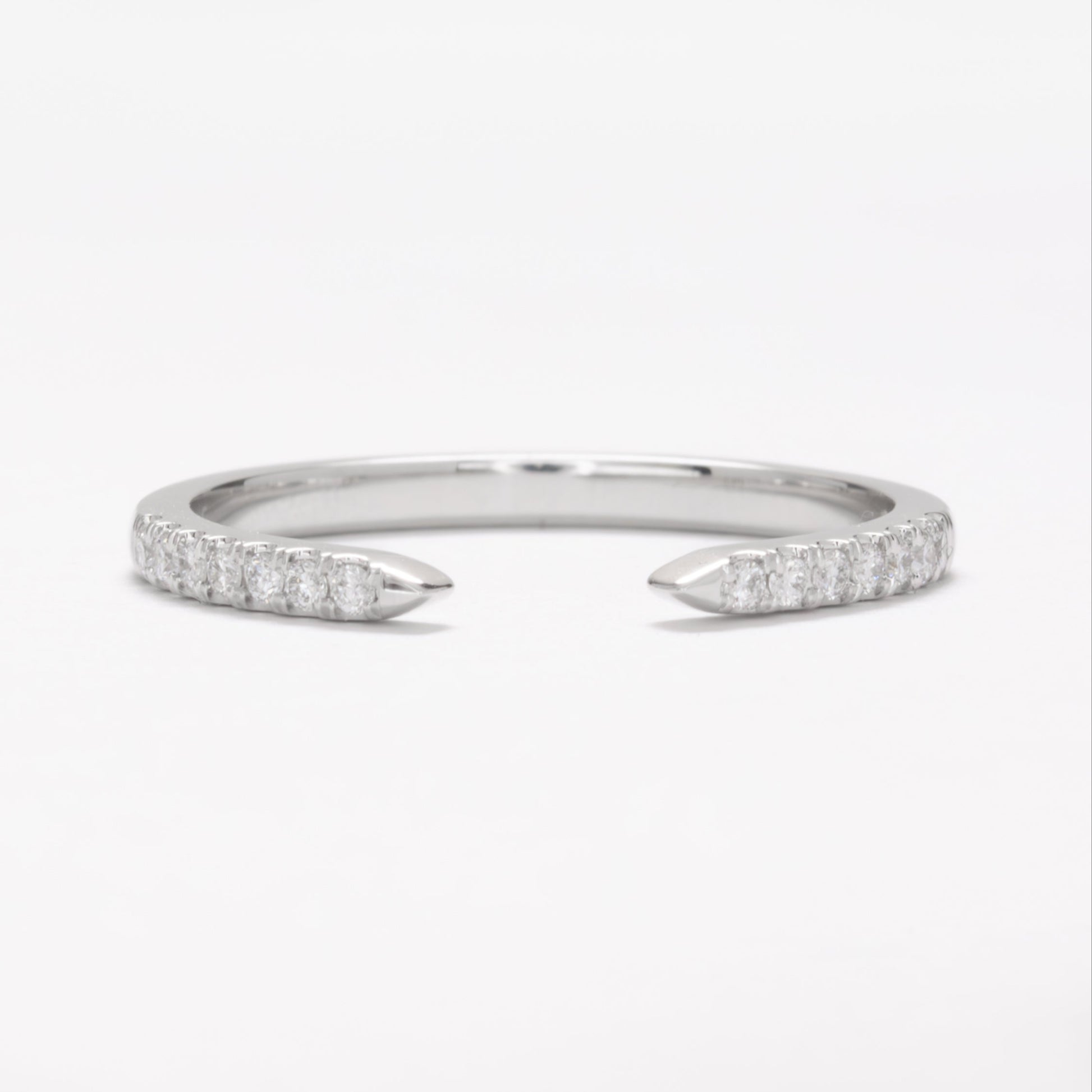 juliette open band with lab diamonds