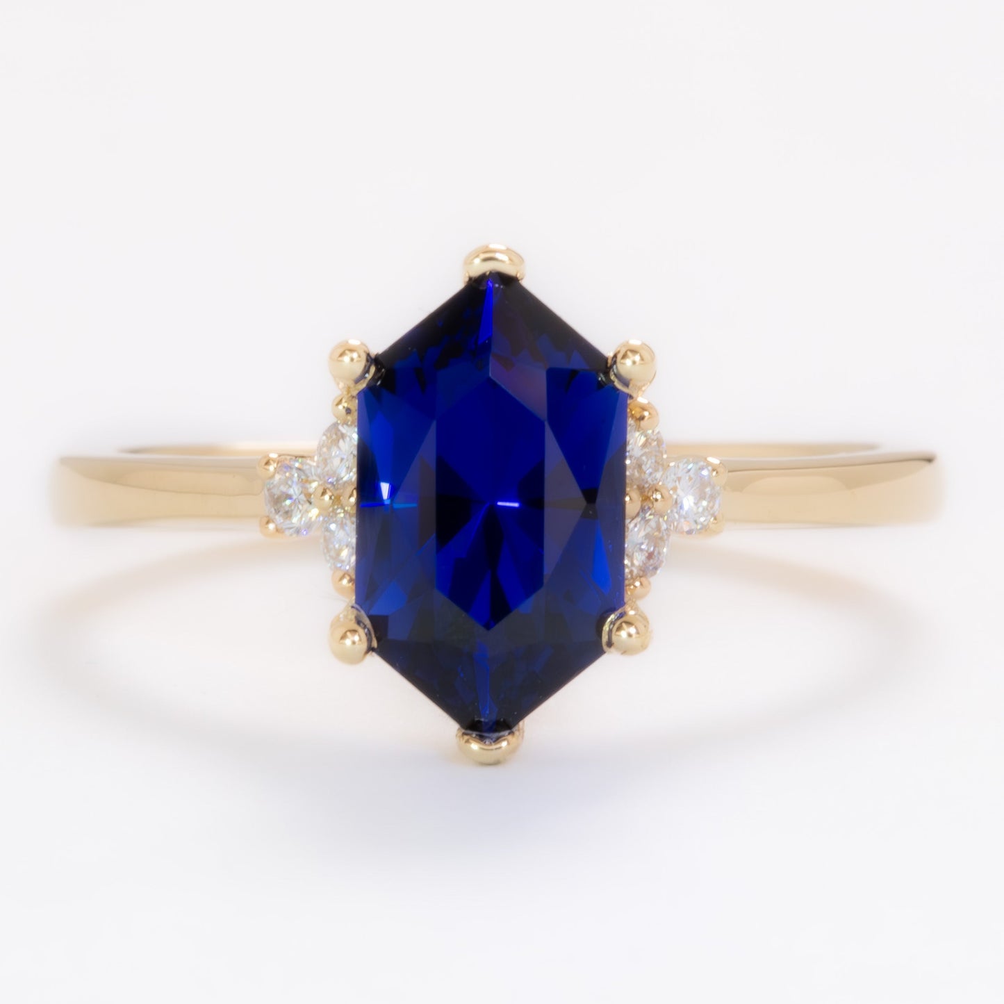 linnea engagement ring with dutch marquise royal blue lab sapphire