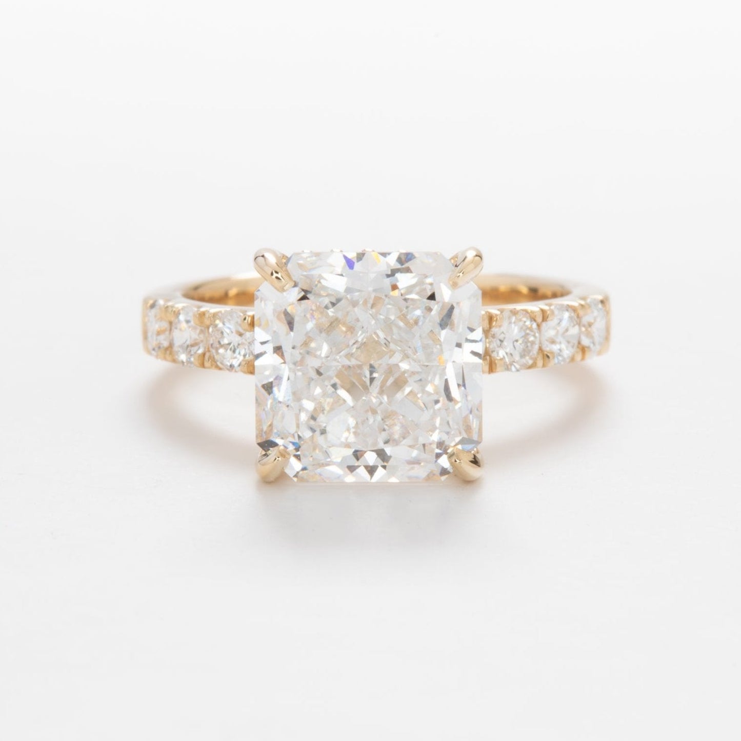 lottie engagement ring with lab diamonds