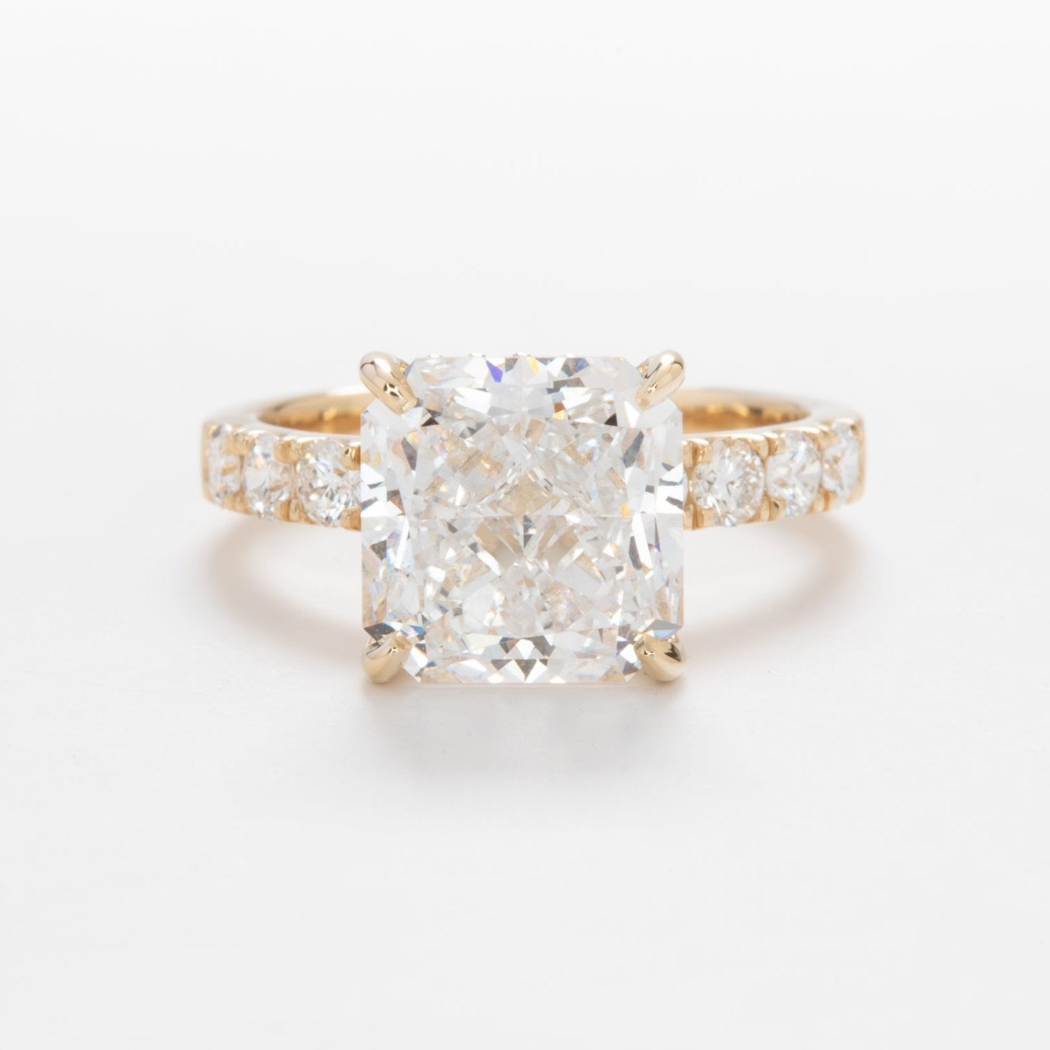lottie engagement ring with lab diamonds