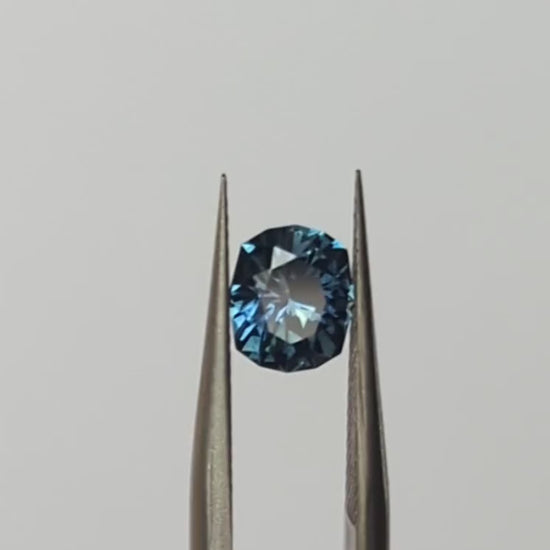 PSH0513 1.39ct blue elongated cushion montana sapphire
