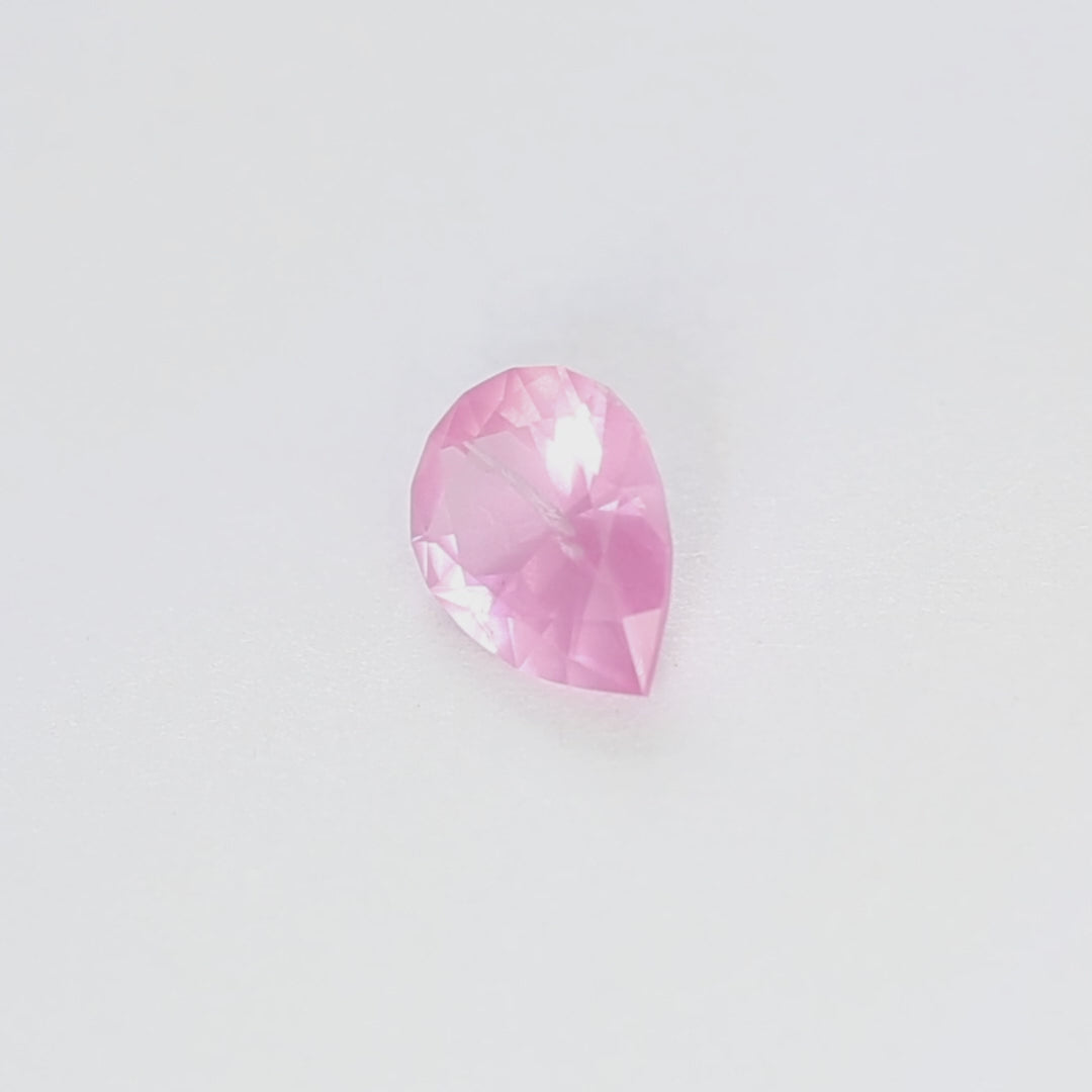 SP0106 0.88ct antique pear pink spinel