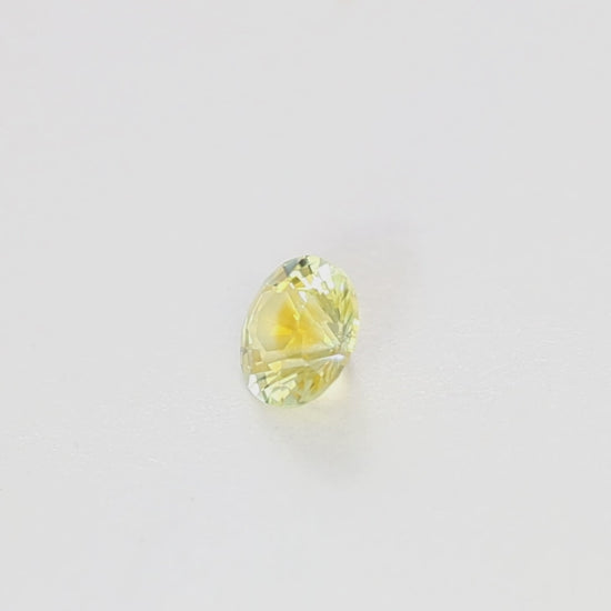 MS0202 0.71ct round brilliant yellow montana sapphire