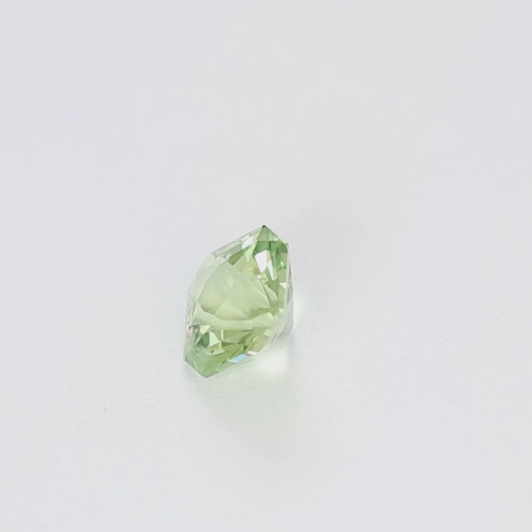 MS0251 1.16ct yellow-green asscher montana sapphire