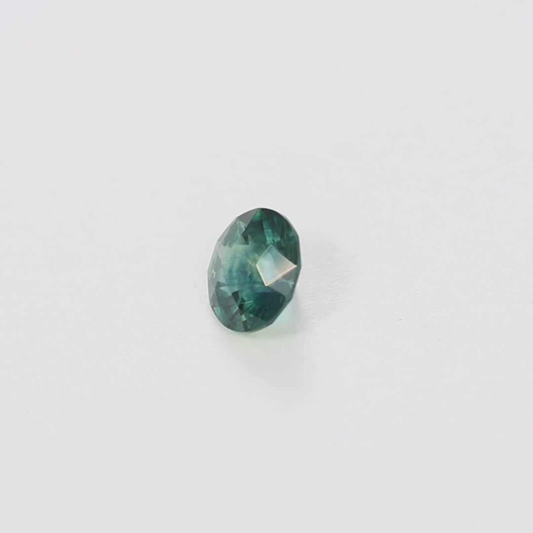 MS0106 1.04ct stormlight round blue-green montana sapphire