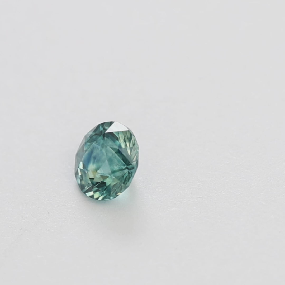 MS0191 0.98ct blue round montana sapphire