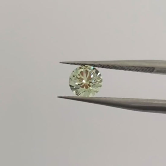 PSH0217 0.99ct yellow round brilliant montana sapphire