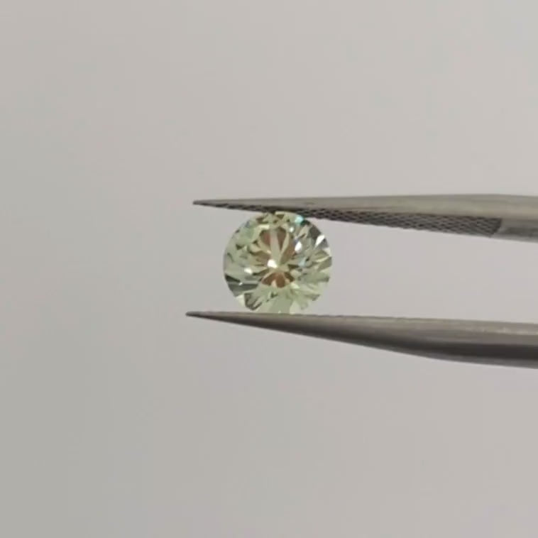 PSH0217 0.99ct yellow round brilliant montana sapphire