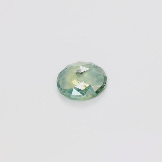 AU0143 2.10ct round rose cut grey-blue australian sapphire