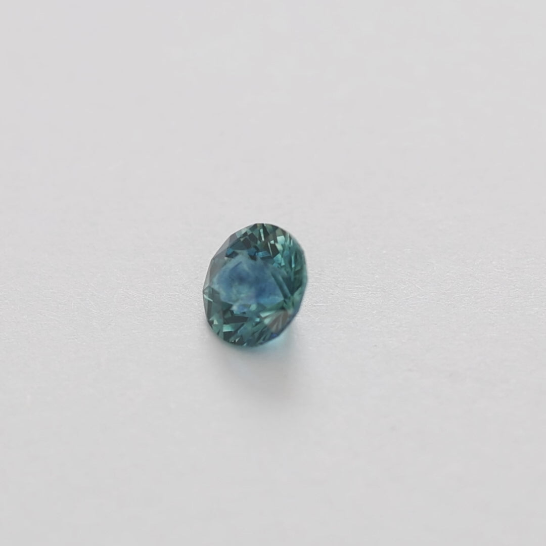 MS0223 1.23ct blue stormlight round montana sapphire