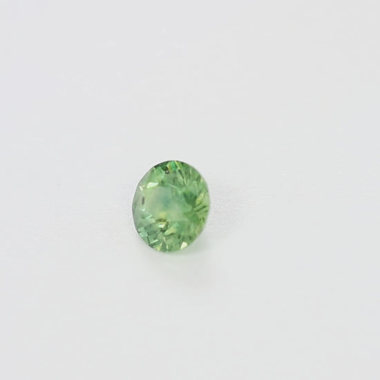 MS0173 0.88ct green round montana sapphire