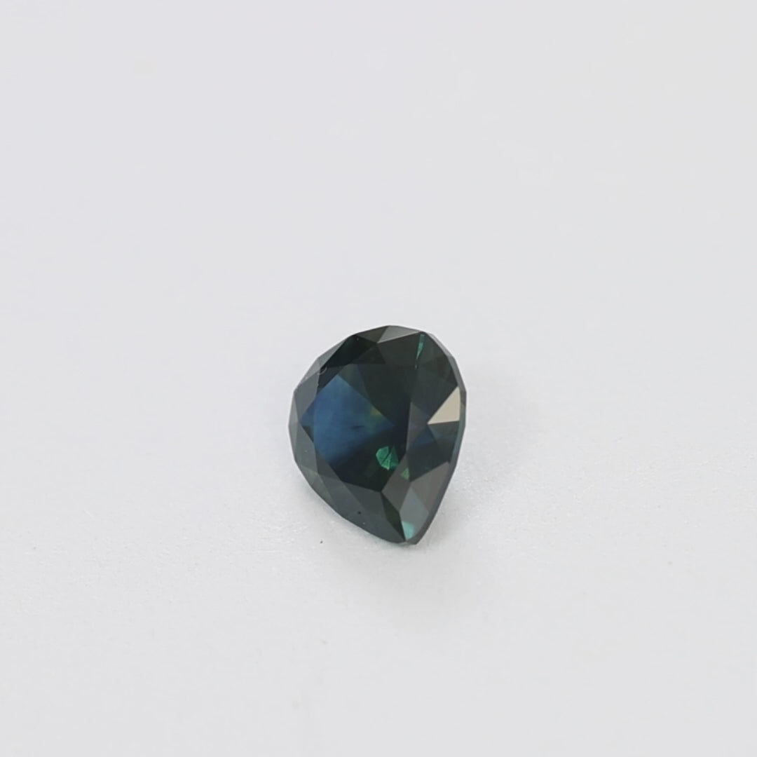 MS0159 1.01ct eden pear midnight blue montana sapphire