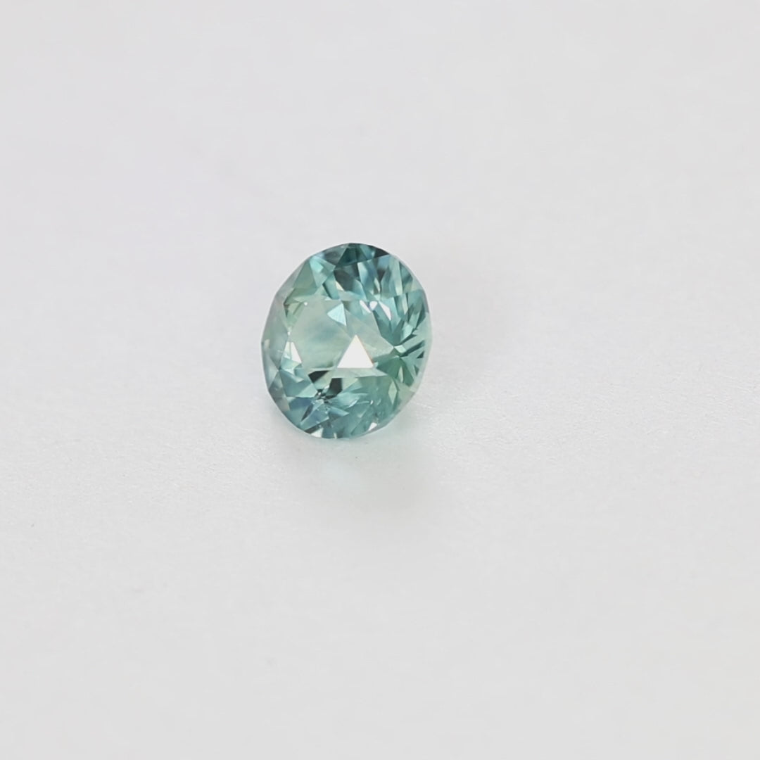 MS0156 1.07ct light blue stormlight round montana sapphire