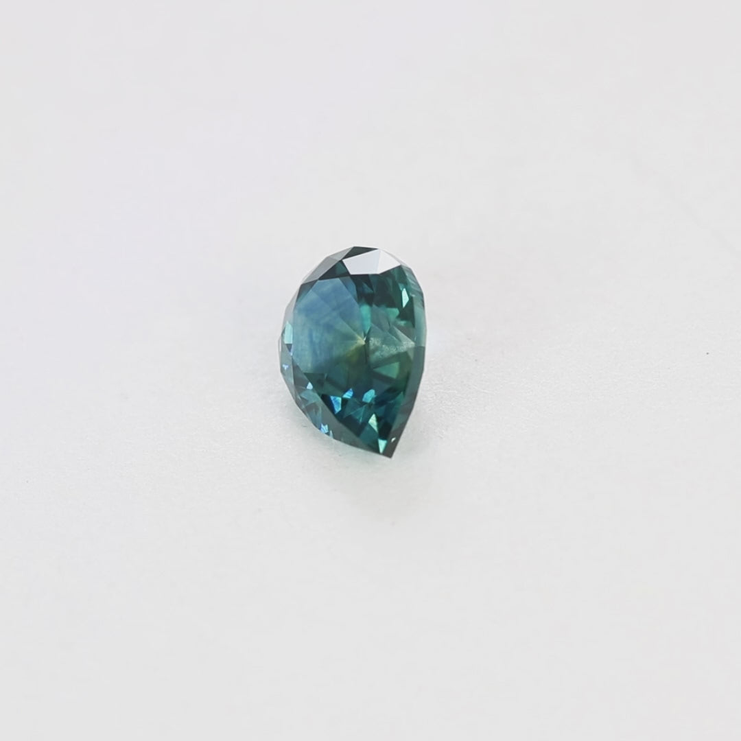 MS0265 1.33ct medium blue eden pear montana sapphire