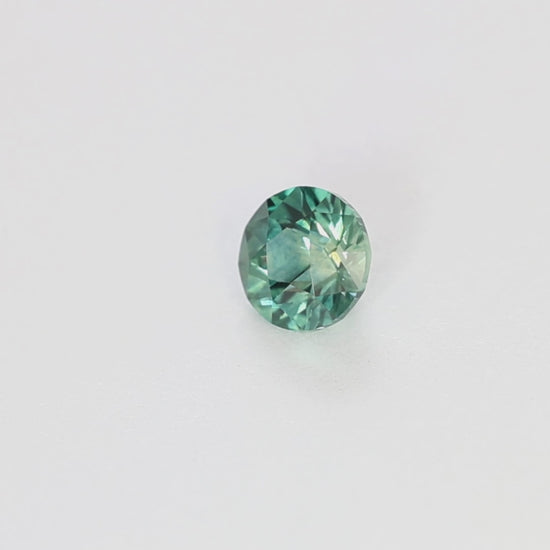 MS0210 1.25ct stormlight round blue-green montana sapphire