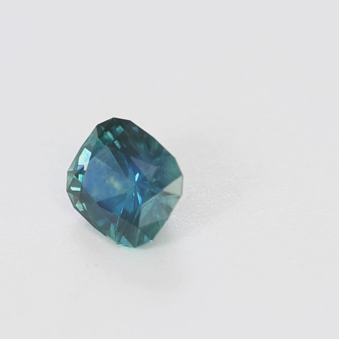 PSH0541 1.30ct rich blue elongated cushion montana sapphire