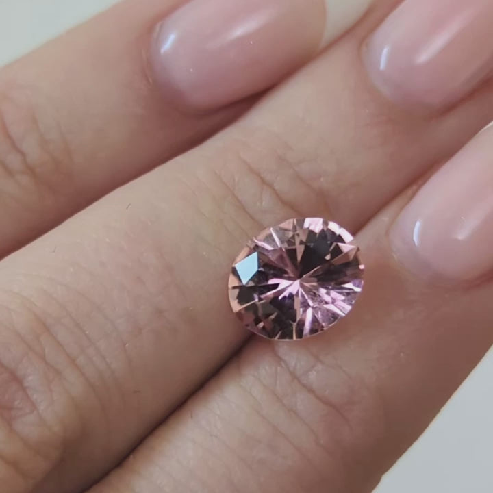 TL0100 pink tourmaline oval