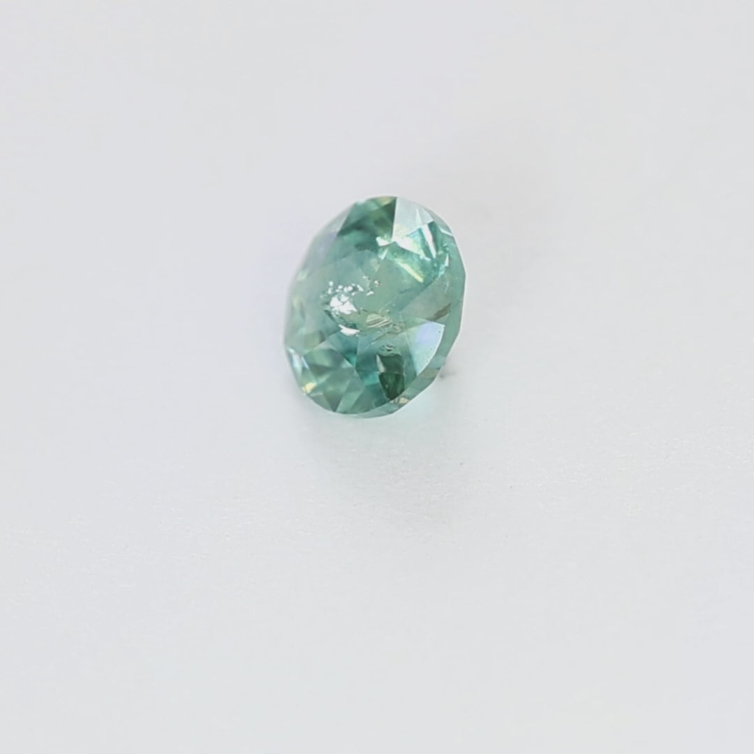MS0253 1.28ct blue-green round montana sapphire