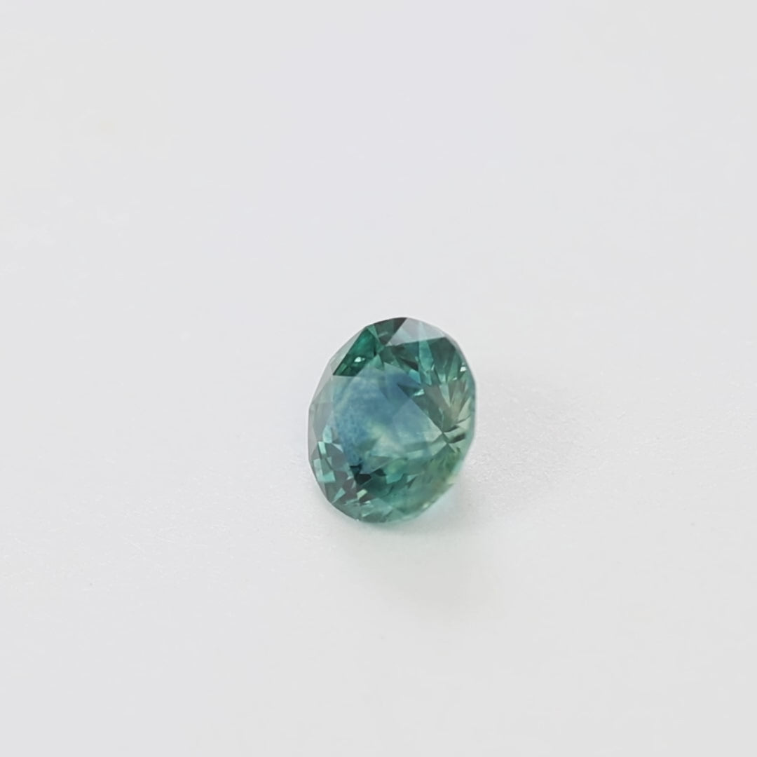 MS0181 1.23ct blue round montana sapphire