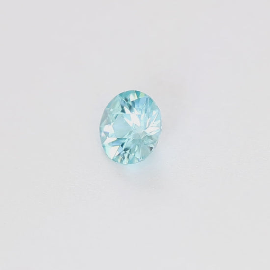 ZR0101 1.12ct stormlight round blue zircon