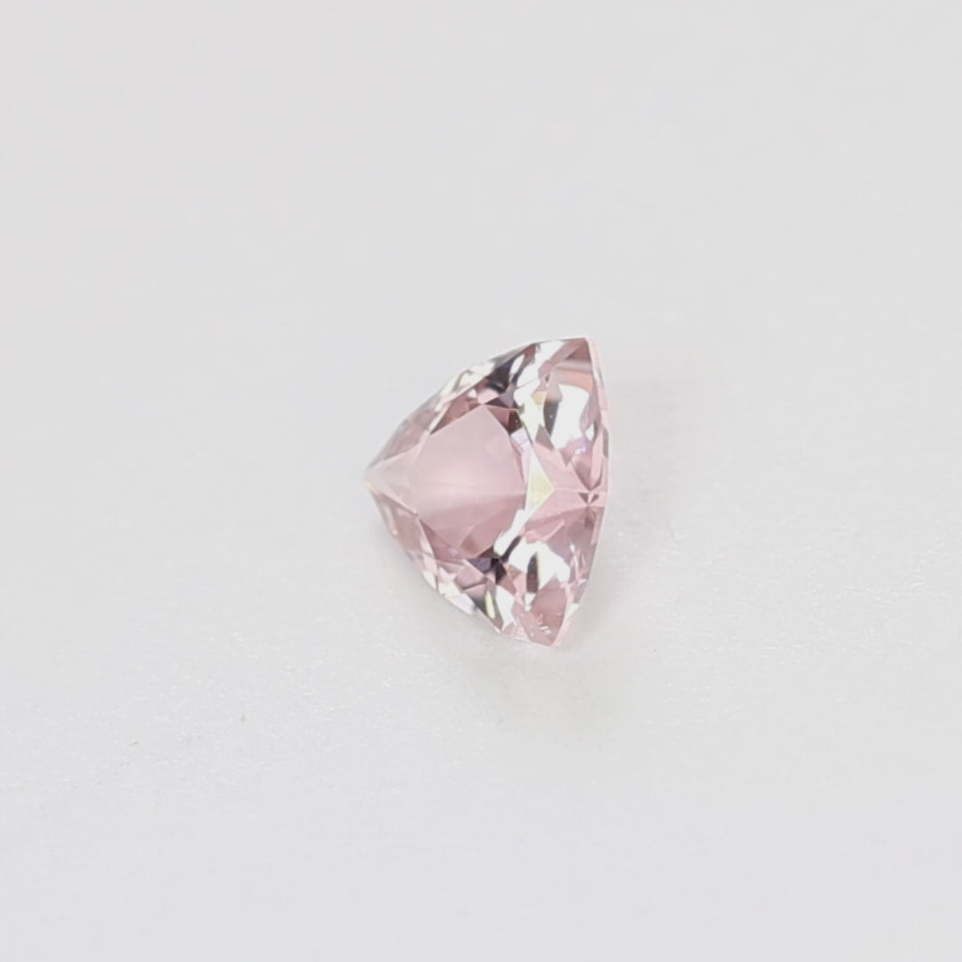 TL0118 0.83ct tachyon trillion pink tourmaline