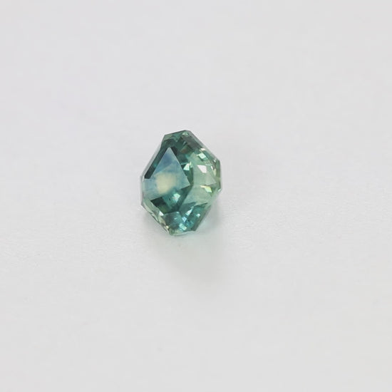 MS0157 1.36ct blue asscher montana sapphire