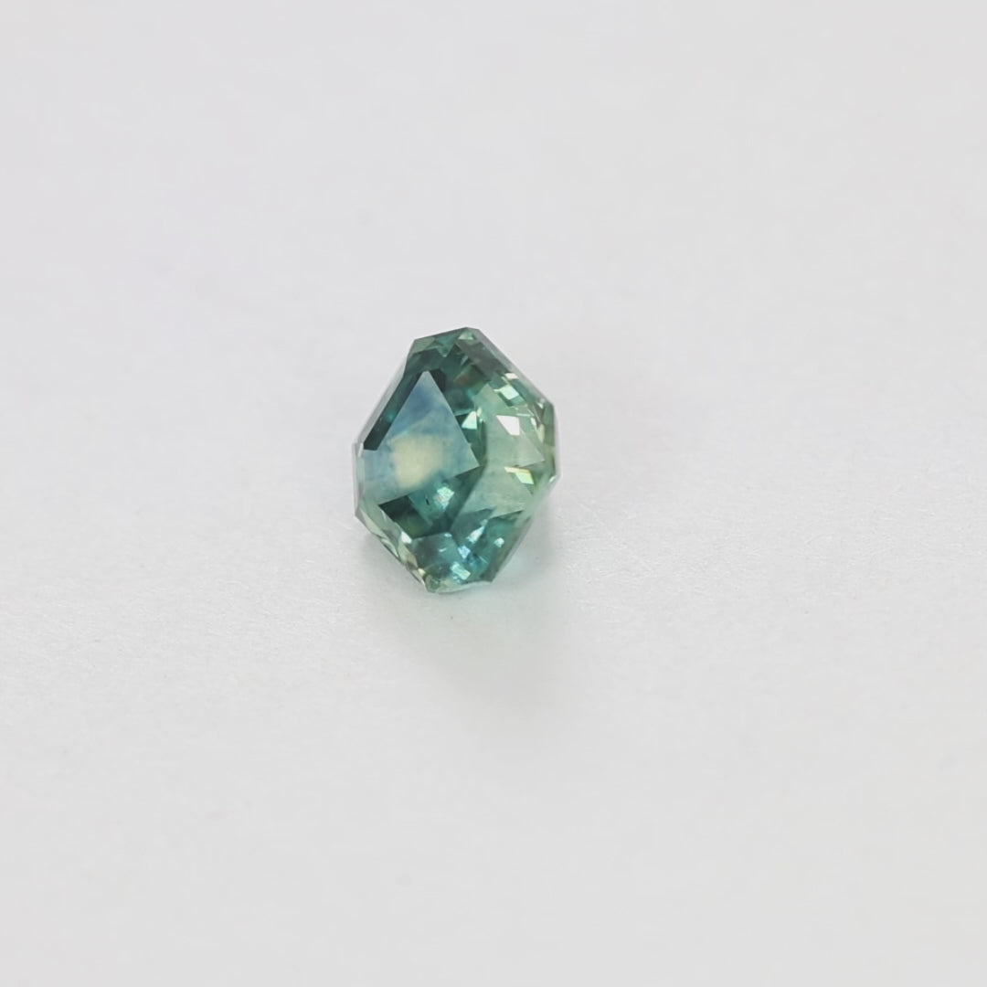 MS0157 1.36ct blue asscher montana sapphire