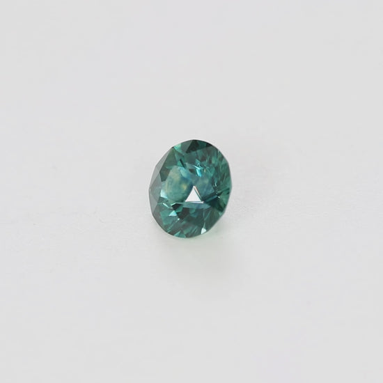 MS0112 1.39ct blue-green stormlight round montana sapphire