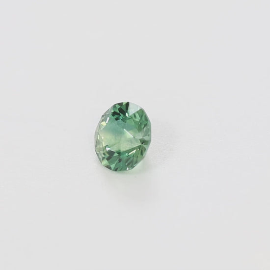 MS0125 1.27ct green-yellow round montana sapphire
